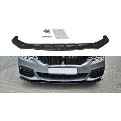 Maxton Design spoiler pod přední nárazník ver.1 pro BMW řada 5 G30, G31, černý lesklý plast ABS – Zbozi.Blesk.cz