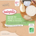 Babybio Rýžová s broskví a hruškou 4 x 85 g – Hledejceny.cz