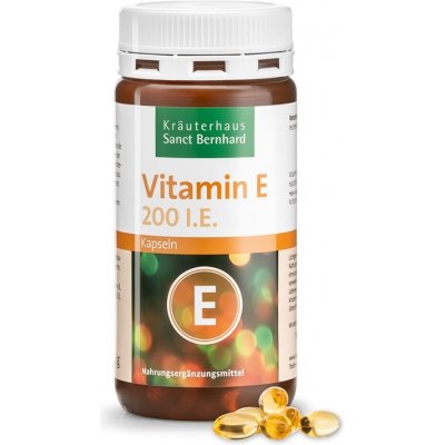 Sanct Bernhard Vitamín E přírodního původu 200 I.E. 240 kapslí – Hledejceny.cz