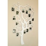 MAJADESIGN Fotorámeček - Dřevěný strom s rámečky na zavěšení barevně lakovaný Formát fotografie: 9 x 13 cm s prodlužovacím dílem ( s kořeny ) – Hledejceny.cz