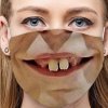 Karnevalový kostým Ali 02N Zábavná maska na obličej 3D potisk zuby