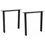 CITYLINE Stolová noha Kiel, 780 × 130 × 720 mm, černá, 2 ks 50103.1473.01011 – Sleviste.cz