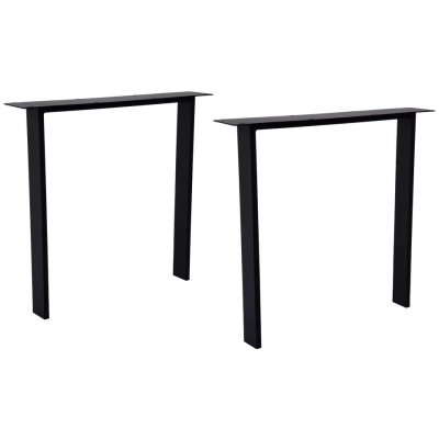 CITYLINE Stolová noha Kiel, 780 × 130 × 720 mm, černá, 2 ks 50103.1473.01011 – Sleviste.cz
