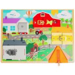 Bigjigs Toys Motorická deska každodenní dovednosti – Hledejceny.cz