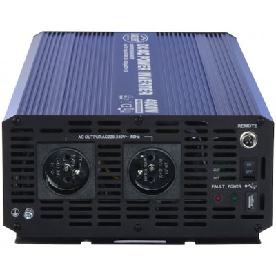 Sinusový měnič napětí 12V - 230V 4000W, s USB, 35PSW4012 | Zboží Auto