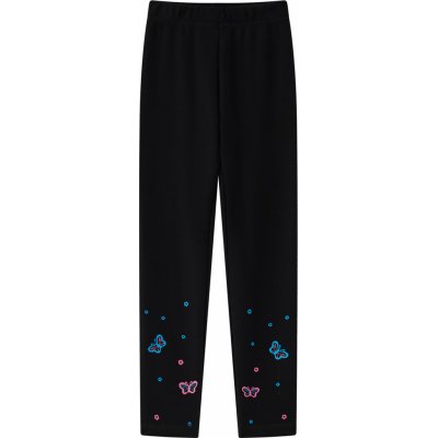 Wolf Dívčí zateplené legíny T2424 černá – Zboží Dáma