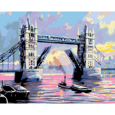 ZUTY Malování podle čísel TOWER BRIDGE LONDÝN 40 x 50 cm – Hledejceny.cz