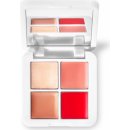 RMS Beauty Lip2Cheek Glow Quad Mini paletka s multilíčidly a rozjasňovačem 2,4 g