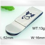 spona na peníze Ocelová - s motivem draka – Zboží Dáma