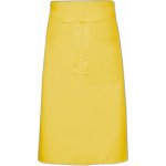 Link Kitchen Wear Kuchařská zástěra s kapsou keprová, praní na 60 °C Žlutá, 70 x 120 cm X1000T – Hledejceny.cz