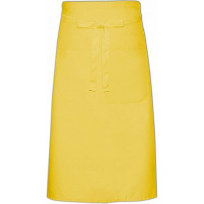 Link Kitchen Wear Kuchařská zástěra s kapsou keprová, praní na 60 °C Žlutá, 70 x 120 cm X1000T – Hledejceny.cz