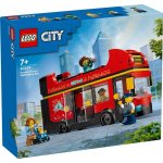 LEGO® City 60407 Červený dvoupodlažní vyhlídkový autobus – Zbozi.Blesk.cz