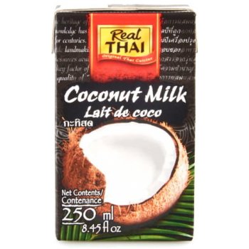 Real Thai Kokosové mléko 85% extrakt 250 ml