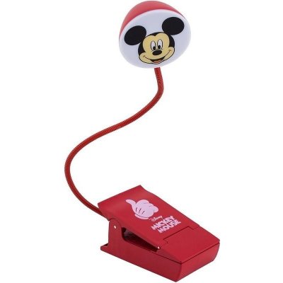 Lampička na čtení s klipem Mickey Mouse – Zboží Mobilmania