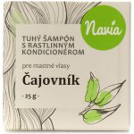 Kvítok tuhý šampon na mastné vlasy čajovník 25 g – Zboží Dáma