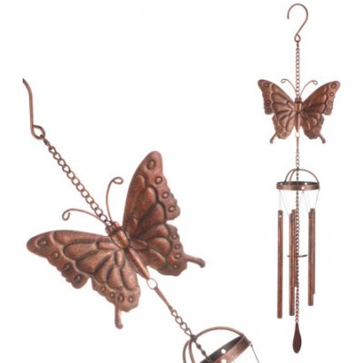 Zvonkohra - motýl, kovová dekorace do zahrady. – Zboží Mobilmania