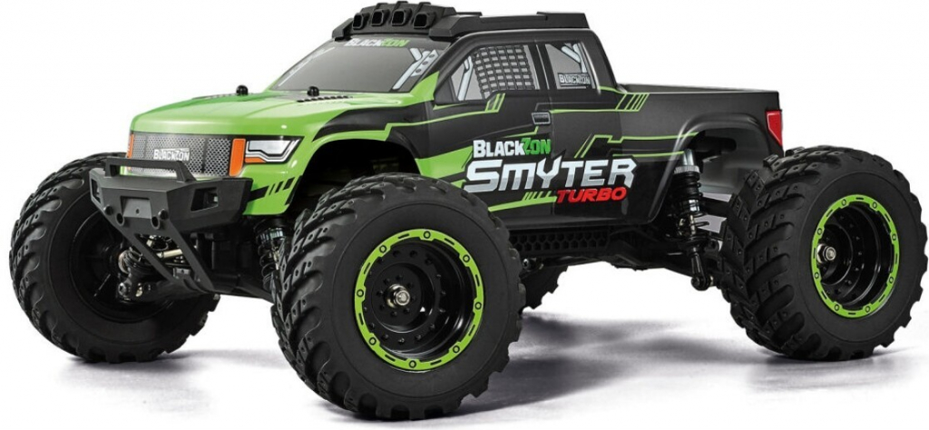 BlackZon Smyter MT Turbo 4WD Monster Truck 3S Brushless RTR zelený 1:12