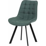 Vikio AJZ130Z zelená látka v dekoru broušené kůže – Sleviste.cz