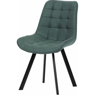 Vikio AJZ130Z zelená látka v dekoru broušené kůže – Sleviste.cz