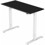 DELSO Výškově nastavitelný stůl ADJUSTER 120 x 70 cm bílá / černá – Zboží Mobilmania