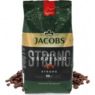Jacobs Café Espresso zrnková 0,5 kg – Hledejceny.cz