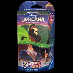 Disney Lorcana TCG Shimmering Skies Starter Deck Emerald / Steel