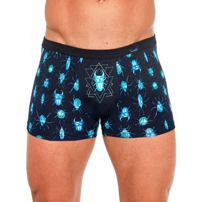 Cornette boxerky Tattoo 280/202 Scarabeus modrá – Hledejceny.cz