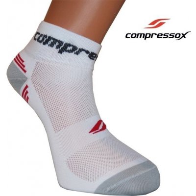 Compressox CSX BIKE funkční ponožky bílá
