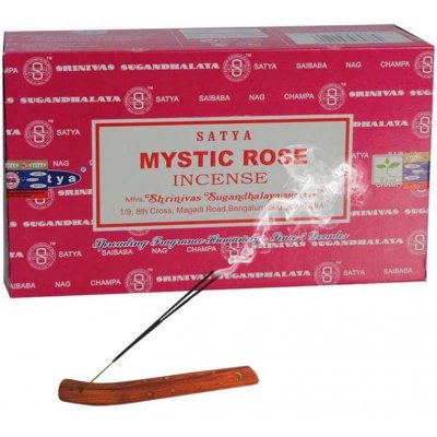 Schrinivas Satya vonné tyčinky Mystic Rose 15 g – Zboží Dáma