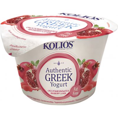 Koliós Jogurt řecký 0% granátové jablko a malina 150 g