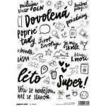 PAPERO AMO ♥ Vellumové samolepky Můj deník – Dovolená – Zboží Živě