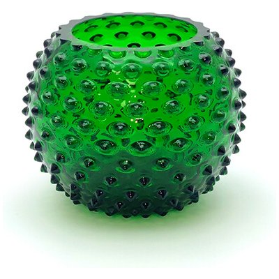 Váza 12cm - Hobnail - Ananas - tmavě zelená – Hledejceny.cz