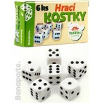 Bonaparte Hra kostky hrací 13x13mm set 6ks – Zboží Živě