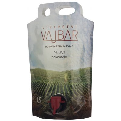 Vinařství Vajbar Pálava Bílé 12,5% 1,5 l (karton) – Hledejceny.cz