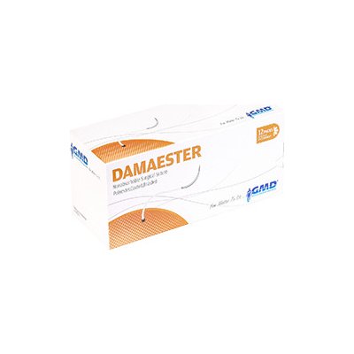 DAMAESTER USP 2/6 x 4 5cm vlákno bez jehly PES bílá 12 ks