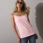 Blancheporte Jednobarevný s úzkými ramínky růžová pudrová – Hledejceny.cz