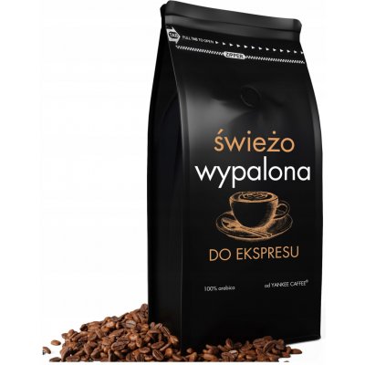 Yankee Caffee Káva Arabica Čerstvě pražená do kávovaru zrnková 1 kg – Hledejceny.cz