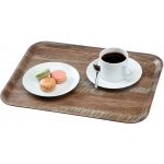 Cambro Podnos MADEIRA tmavý dub 36x46cm – Zboží Dáma