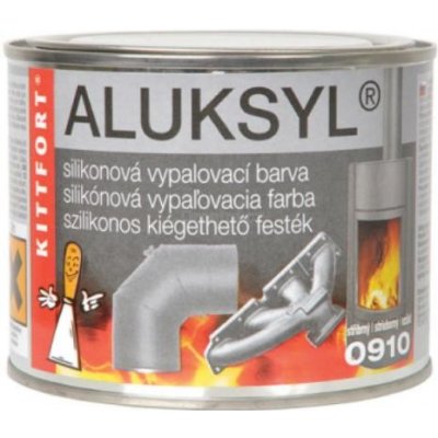 Aluksyl vypalovací silikonová žáruvzdorná barva 80g černá 0199