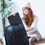 Baggo Batoh Jet Redline černá – Zboží Mobilmania