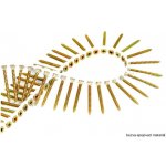 Páskovaný vrut do dřeva 4,0x40 mm, PZ, zinek žlutý, zápustná hlava – Hledejceny.cz