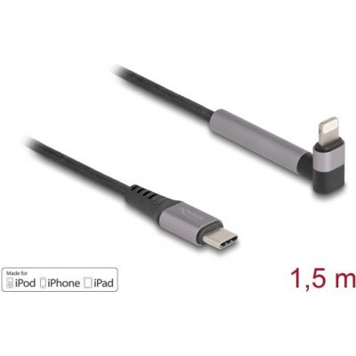 Delock 85405 Datový a nabíjecí z rozhraní USB Type-C™ na Lightning™ pro iPhone™, iPad™, iPod™, pravoúhlý – Zboží Živě