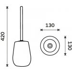 Nimco Tabo Toaletní WC kartáč TA 3194-90 – Sleviste.cz