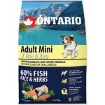 Ontario Adult Mini 7 Fish & Rice 2,25 kg – Hledejceny.cz