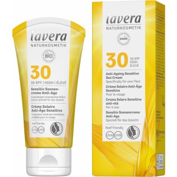 Lavera opalovací krém Sensitiv SPF30 BIO Anti-Age 50 ml