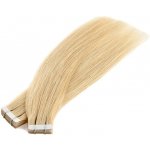 Vlasové PU pásky tape in na prodlužování vlasů 60cm 22 světlá blond – Hledejceny.cz