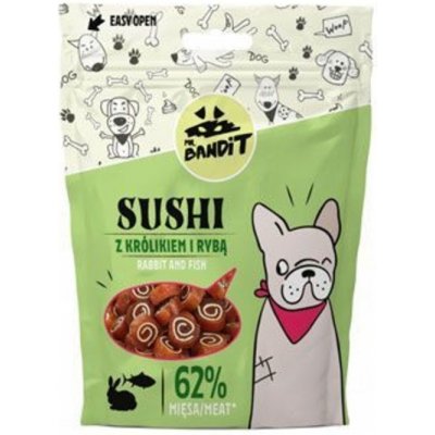 VetExpert Mr.Bandit pochoutka SUSHI králík a ryba 80 g – Zboží Mobilmania