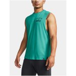 Under Armour Pjt Rock SMS SL Tank Q4 petrolejová – Zboží Mobilmania