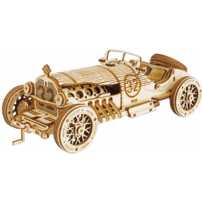 RoboTime dřevěné 3D puzzle Závodní auto