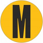 Podlahové písmeno - M podlahové samolepky průměr 200 mm – Hledejceny.cz